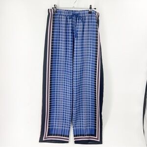 ✅ Victoria’s Secret Blue Pink Plaid Lightweight Pajama Pants Size M